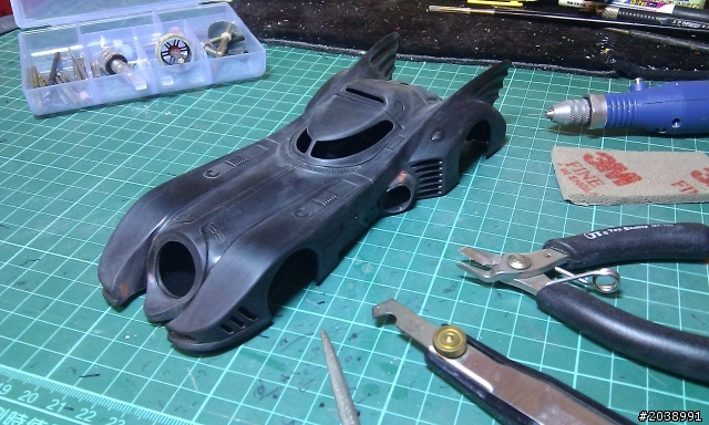 白色惡魔 蝙蝠車 珍珠白版本 (製作過程.完成圖片分享)