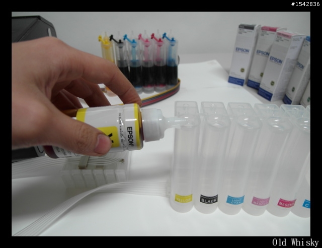 EPSON R290 改裝原廠大連供 DIY~