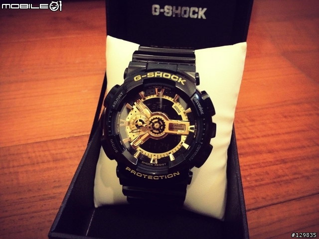 [開箱]G-SHOCK GA-110GB 黑金