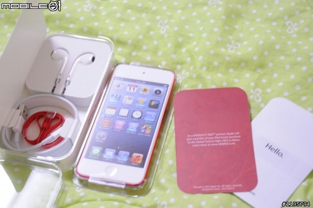 [分享] ipod touch 5 大紅+包膜