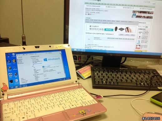 我用Aspire One AOA150 灌上了windows 8