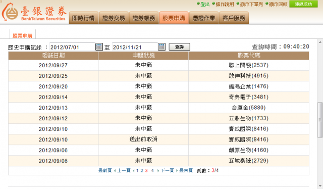 連續槓龜二十餘次後，終於中籤了..
