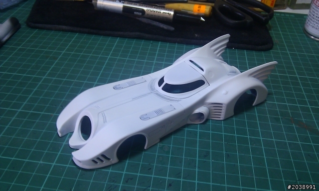 白色惡魔 蝙蝠車 珍珠白版本 (製作過程.完成圖片分享)