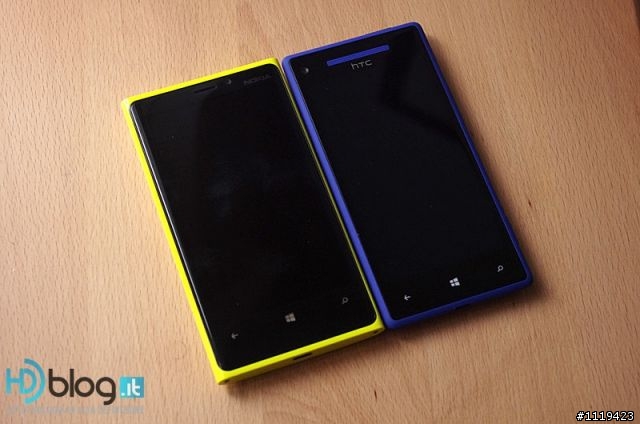 【照片】Nokia Lumia 920 黃色開箱 vs HTC 8X
