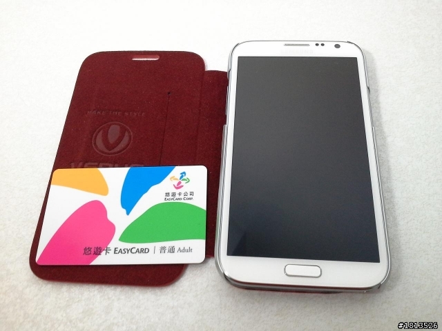 【開箱】Note2 紅色Verus可拆1+1皮套