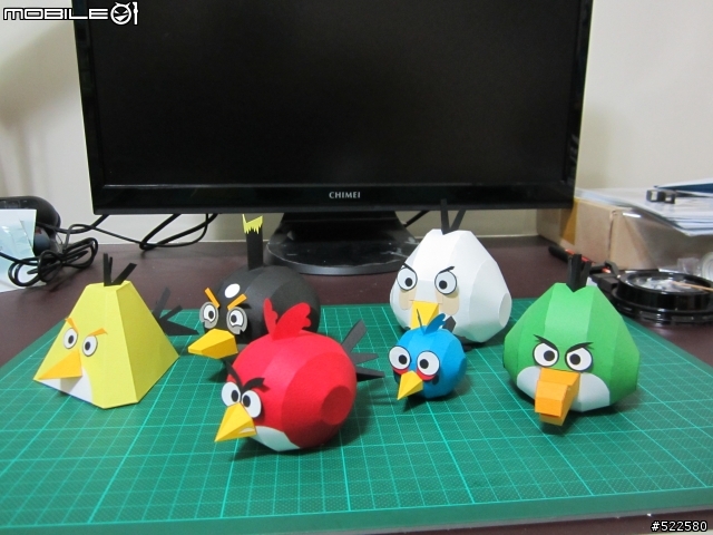 (紙模型)Angry Birds 憤怒鳥(2012/11/08 更新)