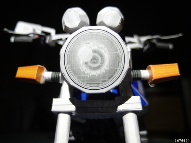 [紙模型製作] YAMAHA XJR1300重機模型製作~