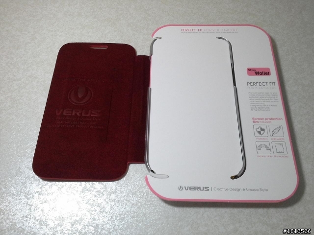 【開箱】Note2 紅色Verus可拆1+1皮套