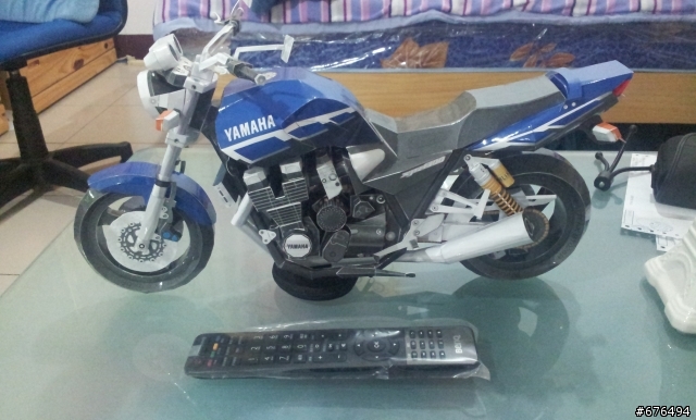 [紙模型製作] YAMAHA XJR1300重機模型製作~