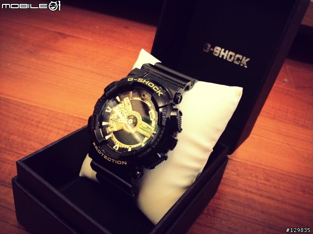 [開箱]G-SHOCK GA-110GB 黑金
