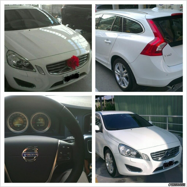 終於交車囉！V60極地白..