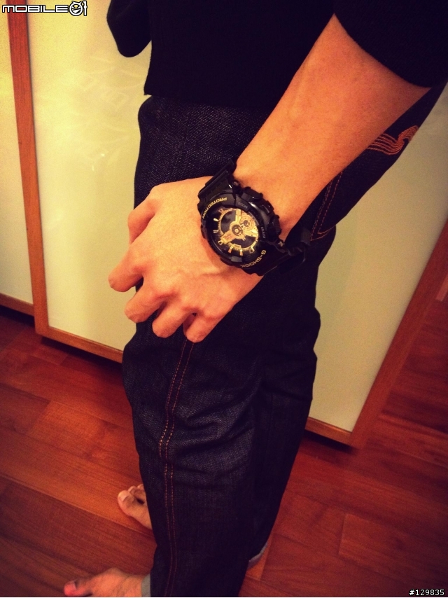 [開箱]G-SHOCK GA-110GB 黑金