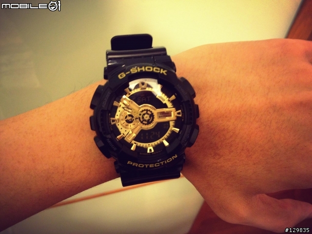 [開箱]G-SHOCK GA-110GB 黑金