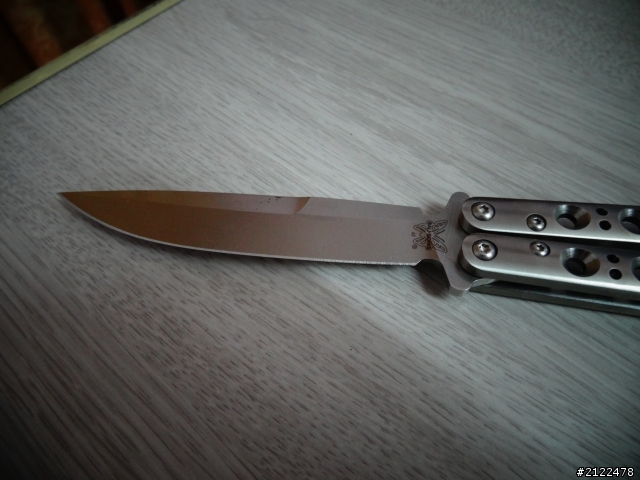 Benchmade bm62蝴蝶刀入手^^