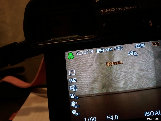 sony nex-7K 觀景窗停用 允許其冷卻