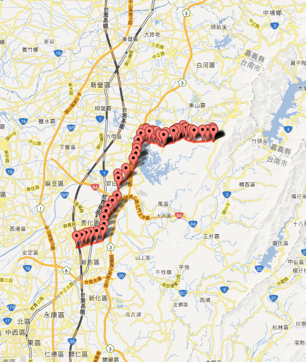 2012 Garmin&Mobile01 西拉雅100K 老屁股騎乘活動記錄