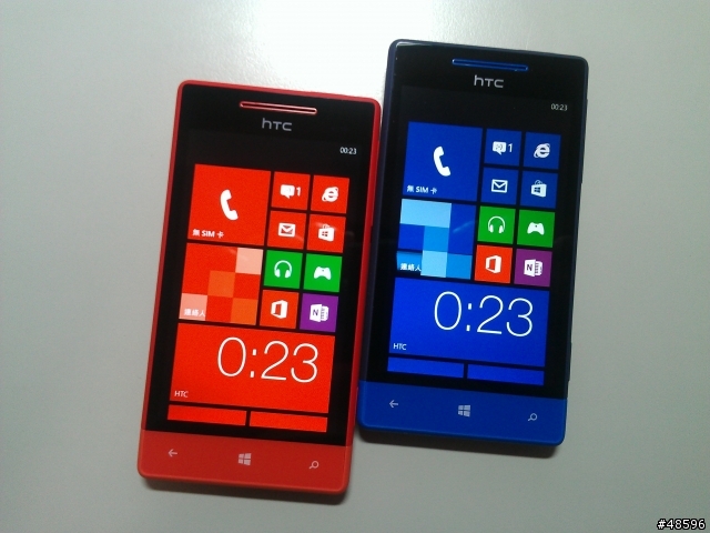 [開箱]孝親首推HTC 8S 慶典紅+海軍藍 雙開箱...