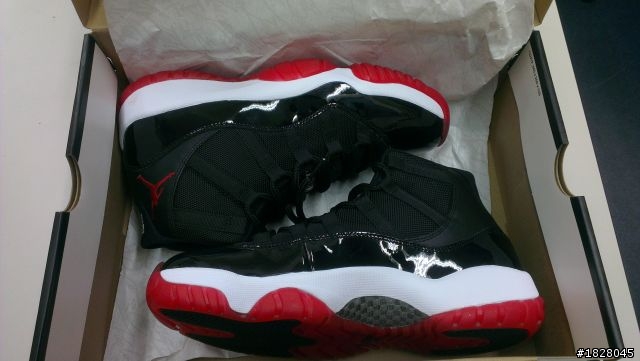 [開箱] Air Jordan 11 Retro "Bred" 黑紅配色