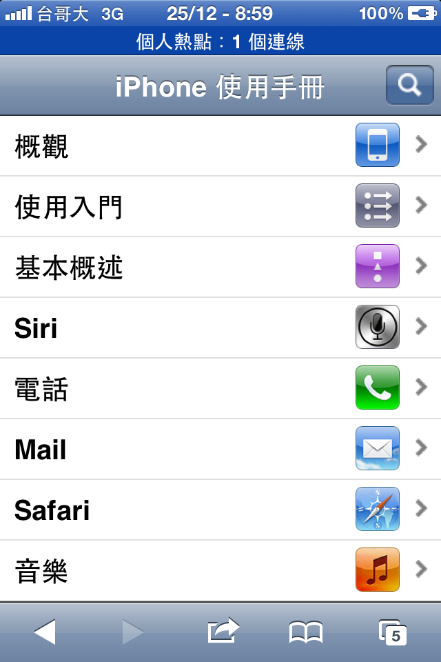 給第一次接觸iPhone、iPad的超新手，原廠中文使用手冊