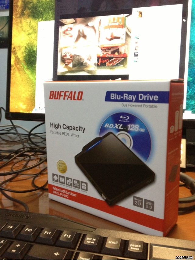 [開箱]MAC 外接 藍光  BUFFALO BRXL-PC6U2