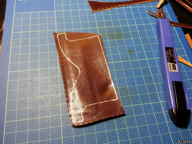 【手工皮件分享】舊瓶新裝之 Hand Made 野牛皮零錢包