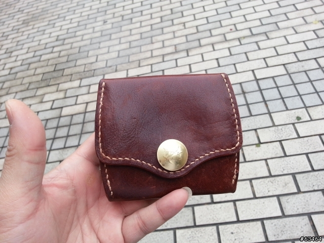 【手工皮件分享】舊瓶新裝之 Hand Made 野牛皮零錢包