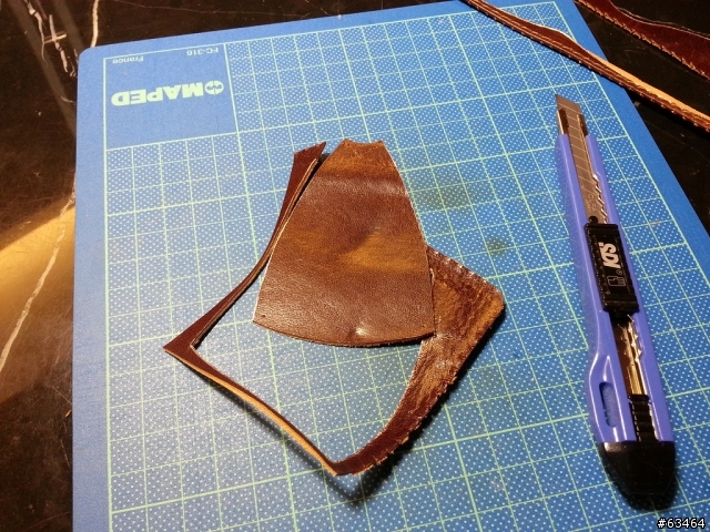 【手工皮件分享】舊瓶新裝之 Hand Made 野牛皮零錢包