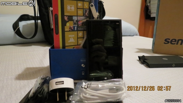 【開箱】LUMIA 920簡單開箱文之幸運取貨