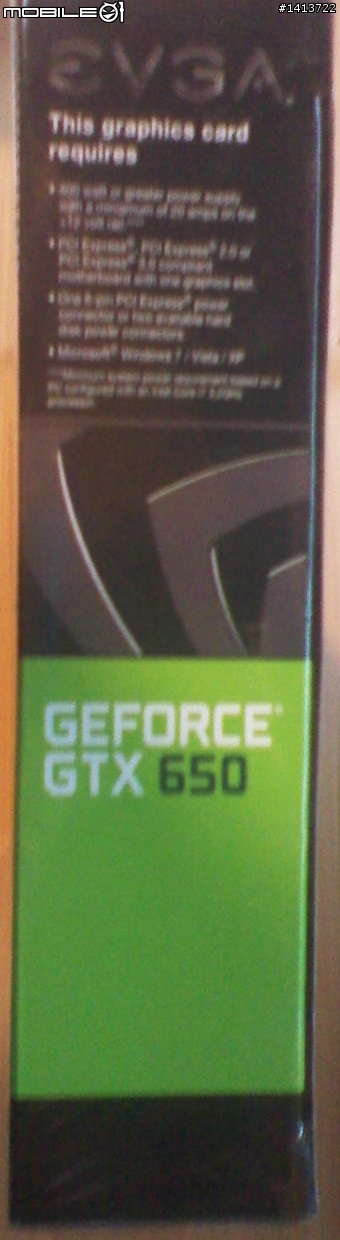 [傷眼開箱]EVGA GeForce GTX 650 SC 1GB