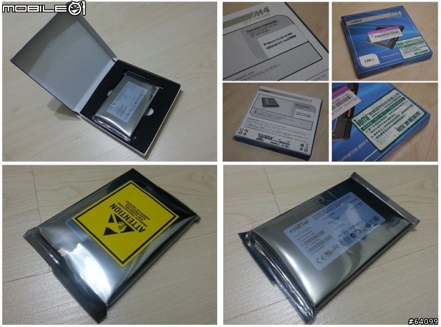 [ 7mm ] Micron Crucial m4 128GB SATAⅢ SSD 分享。