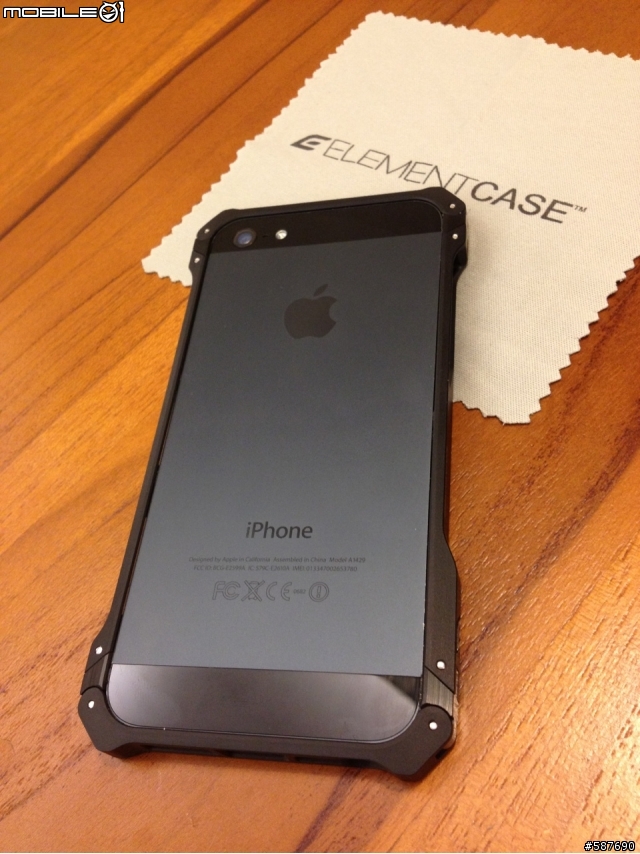 Sector 5 for Iphone5銀黑兩款簡易分享（已增加黑殼配黑iPHONE圖）