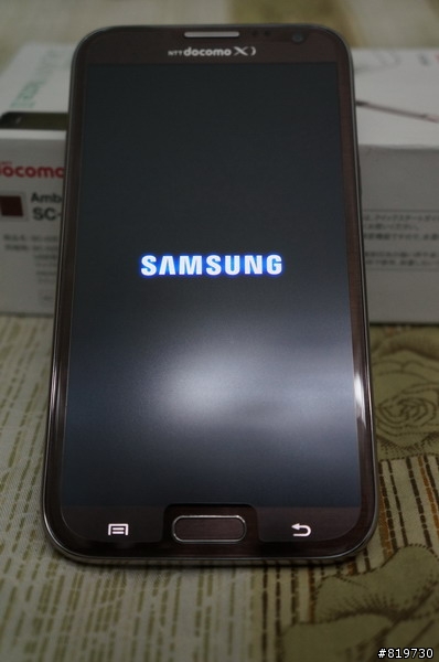 日版NOTE2--DOCOMO SC-02E 棕色版簡易開箱