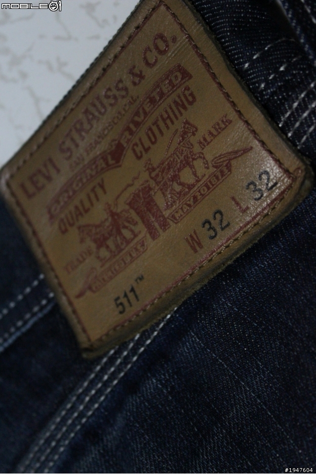 (不專業養褲分享)美版Levi's 511 Skinny 合身低腰窄直筒原色牛仔工作褲