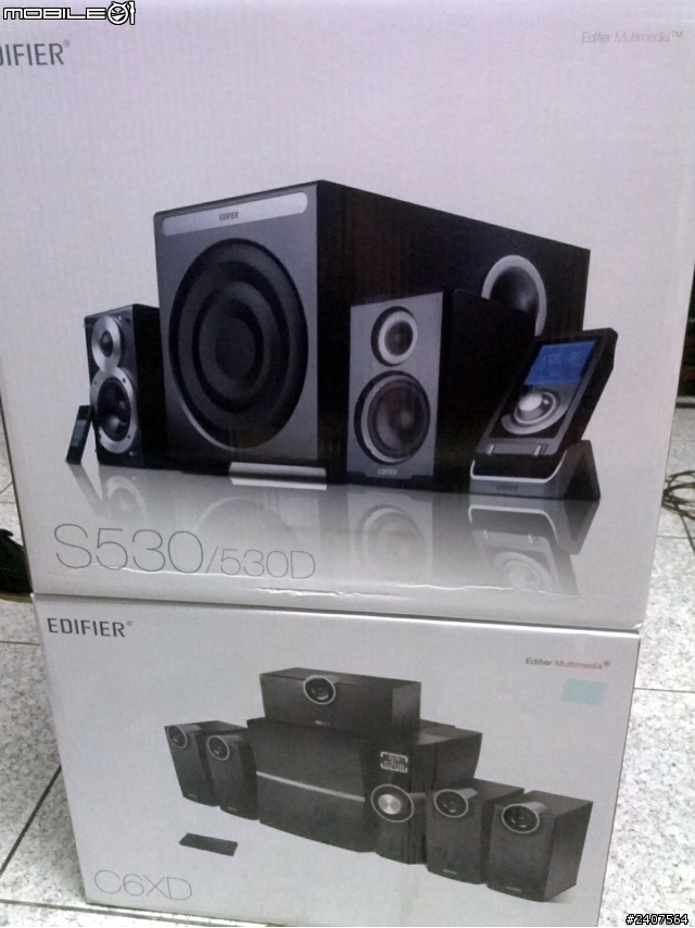 [開箱] Edifier S530D 及 Edifier C6XD 不專業評論
