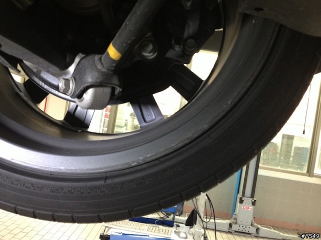 GS450h F SPORT鋁圈內側有瑕疵