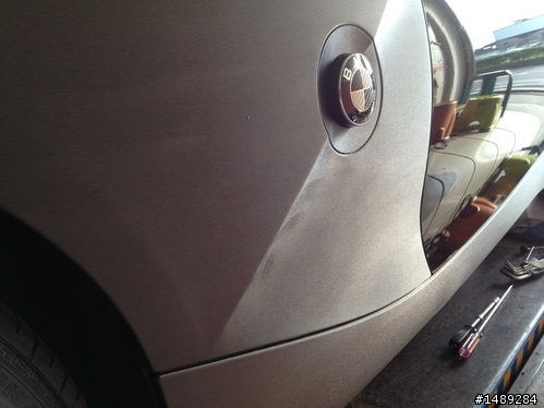 E85 Z4鐵灰髮絲紋DIY全車包膜