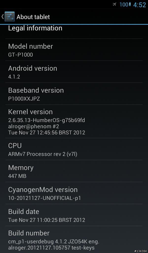 Galaxy Tab P1000 再次完整翻身大升級 - Jelly Bean 10.0.1 (4.1.2), 聖誕節好好玩！