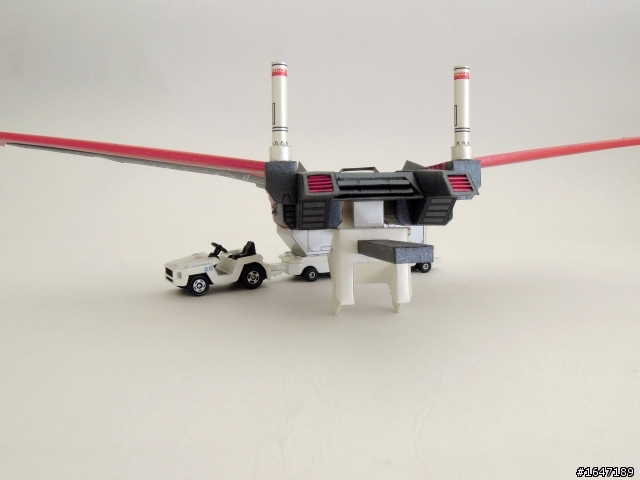 像不像三分樣 攻擊嫣紅 Strike Aile Pack背包完成(紙模型)