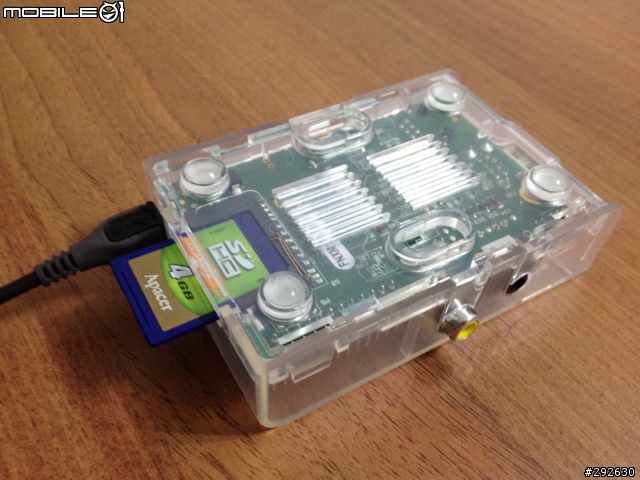 Raspberry Pi Model B 512MB 開箱、安裝與應用