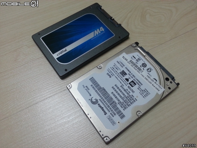[ 7mm ] Micron Crucial m4 128GB SATAⅢ SSD 分享。