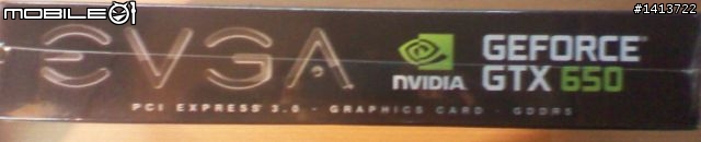 [傷眼開箱]EVGA GeForce GTX 650 SC 1GB
