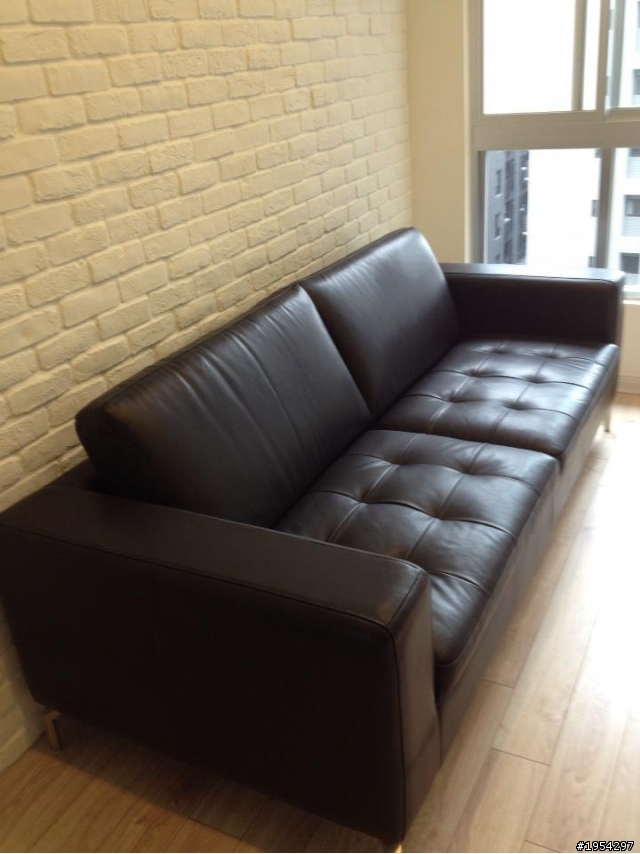 Natuzzi Savoy 2458 40號皮黑沙發簡單開箱