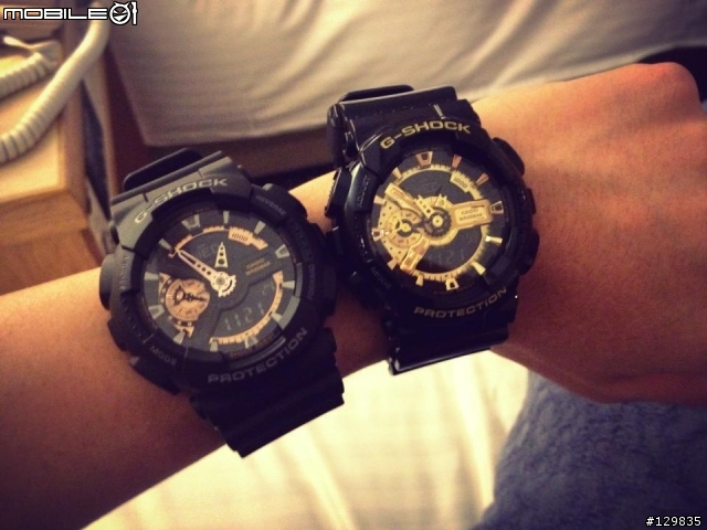 [開箱]G-SHOCK GA-110GB 黑金