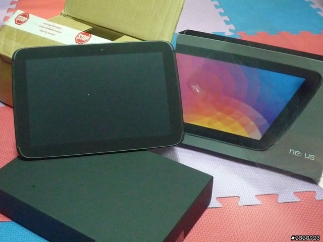 「開箱」等到頭髮都白了之 nexus 10 16g 美國貨 unboxking