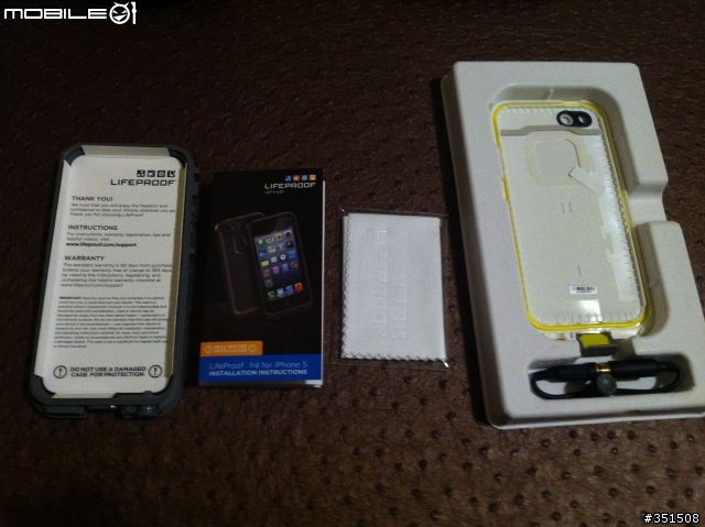 [開箱]Lifeproof 4防手機保護殼 for iPhone 5
