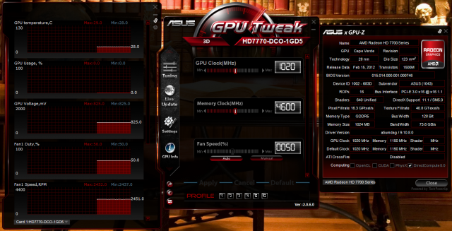[顯卡]華碩ASUS AMD  HD 7770 -DC-1GB-DDR5 V2  開箱評測