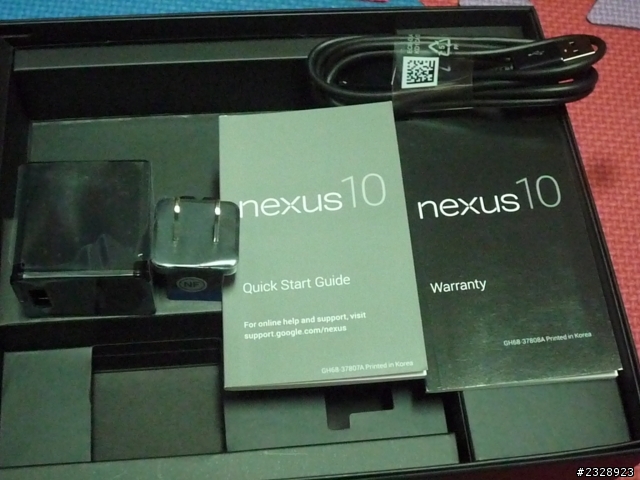 「開箱」等到頭髮都白了之 nexus 10 16g 美國貨 unboxking