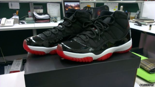[開箱] Air Jordan 11 Retro "Bred" 黑紅配色