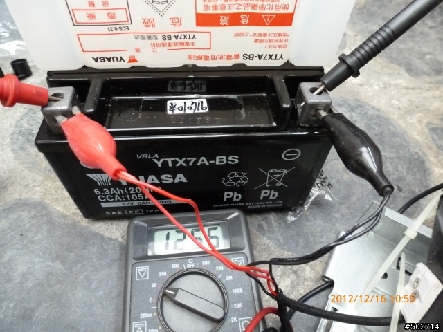 湯淺電池 YTX7A 驗屍圖 (純發表，無評論)