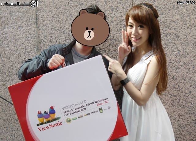 [開箱]ViewSonic的依依太可愛了…所以不小心就買了VX2270Smh